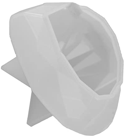 HOMSFOU 1pezzi Stampo in Silicone Forma Cuore Diamante Stereo Stampo Per Epossidica e Piccoli Fai Da Te Antiaderente e Facile Da Pulire