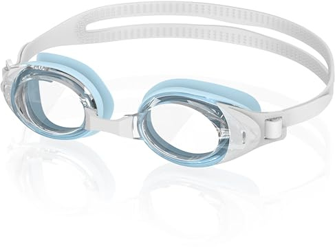 Ambienden Gafas Natacion Hombre, Gafas Piscina Antivaho con Visión Clara, Protección UV, Ajuste Rápido, Sellos de Silicona - Gafas de Natación Unisex para Adultos y Adolescentes, WHBLL