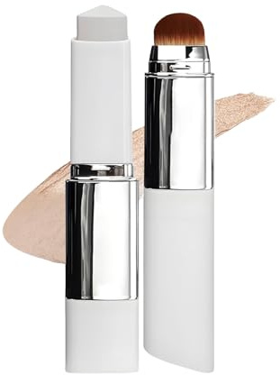 Fond De Teint En Stick Changeant De Couleur, Crème Blanche Coréenne Changeant De Couleur, Fond De Teint Coréen Avec Pinceau, Fond De Téint Blanc Qui S'adapte à Ta Peau (1#Naturel, One Size)