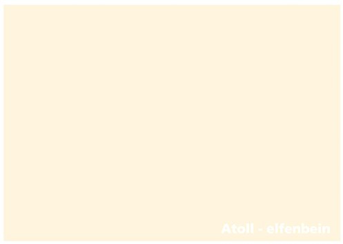 Tonkarton - Tonpapier - Tonzeichenpapier - 100 Blatt DIN A3-160g/m² Farbe: Atoll-elfenbein