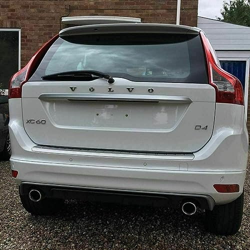 XC-60 FACELIFT (2014-2017) Protector de parachoques trasero cromado de acero inoxidable