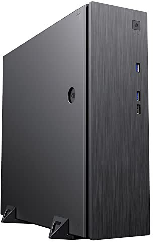 CiT S506 Slim Desktop Case, M-ATX, Horizontal Or Vertical Installation, 1 x 80mm Black Fan Included, 1 x USB2.0, 2 x USB3.0, Perfect In Any environment | Black