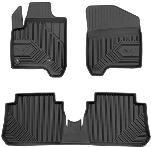 MatsMore Gummimatten Auto Fussmatte passend für Citroen C3 Picasso 2008-2017 Erleben Sie neuen Reisekomfort mit rutschfesten Fußmatten No.77- Allwetter fußmatten Auto, Schutz vor Verschmutzung- Allwet