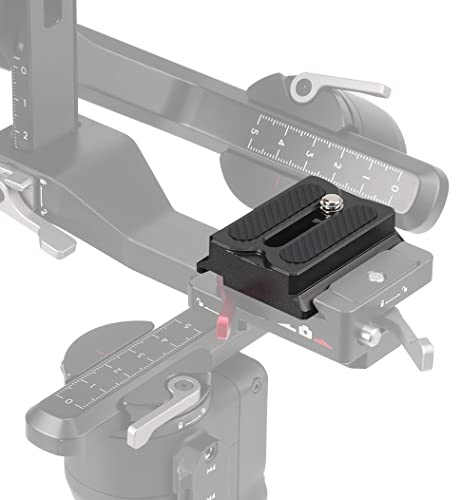 FOTGA Obere Schnellwechselplatte für DJI Ronin RS3 Mini Gimbal Stabilisator, Quick Release Platte Grundplatte auch Kompatibel mit RS2 RSC2 RS3 Pro Arca-Swiss Kamera Stativkopf (RS3 Mini Version)