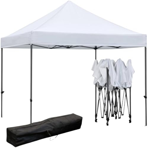 A.M.C. Gazebo Professionale 3X4.5 Mt in PVC Automatico Struttura in Metallo richiudibile a fisarmonica Impermeabile
