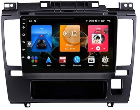 Android 14 2 Din Car Radio Stereo For Nissan Tiida C11 2004-2013 9 Inch Touchscreen Car Radio Car Accessories Multimedia Video Player Support Wifi FM Bluetooth Steering Wheel Control(H 4Core 1+32G)