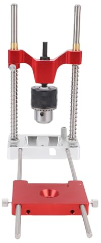 Hiraith Portable Drillling Guide Aluminium Alloy Adjustable Multi Angle Drill Guide Attachment for Woodworking