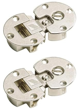 Hettich Klappenscharnier Markant 11, 90°, ø 35 mm, 2 Stück | Zinkdruckguss vernickelt, Artikelnummer 9100006