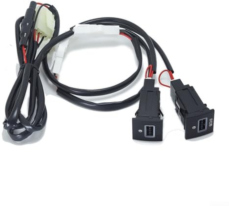 Cargador móvil USB para modelos de golf 2006 2012, con carga rápida QC3 0 (doble para QC 3.0)