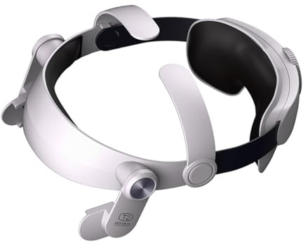 Zanthicia VR Headset Halterung, Kopfband, verstellbares Kopfband mit drehbarem Knopf, Virtual Reality Zubehör, Ersatz für 2