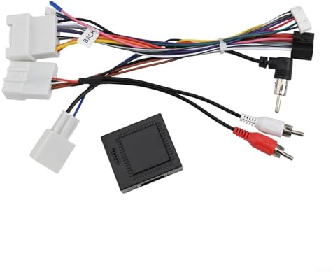 Car Radio Audio Power Harness Adapter with CANBUS Box for Toyota Head Unit, 12V Wiring Interface Cable Direct Installation