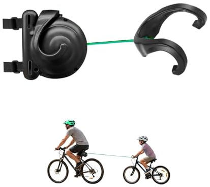 Chobifa Fahrrad Abschleppseil Kinder, 2.5m Länge Belastbarkeit Universal Kinder Fahrrad Abschleppseil Tandemstange Kinderfahrrad Fahrradstange für Fahrradseil Ziehhilfe Seilzug Bike Zubehör