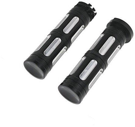 HDBUBALUS Motorrad-Griffe, 25 mm, CNC, für Harley Sportster Touring Dyna Softail Custom, #3