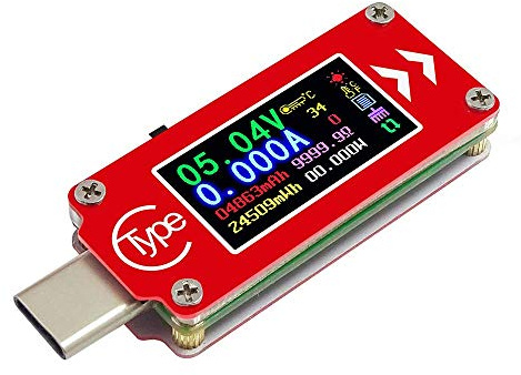 ARCELI Tipo-C LCD a colori USB Voltmetro amperometro voltmetro misuratore di corrente multimetro batteria PD carica batteria banca USB Tester