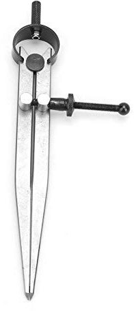 45# Acero cuero Craft Compass Wing Divider Einstellbare Federkompass-Teiler Leder Edge Line Marking Tools, Accesorios de artesanía de cuero