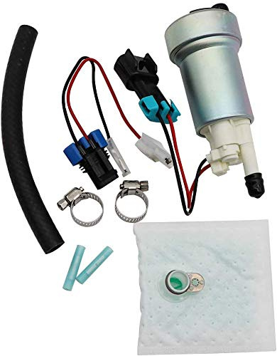 Dokili Kraftstoff Pumpe Ersatz für Walbro TIA485-2 TIA-485-2 F90000267 TI Automotive E85 Rennen 450 Lph hoher Druck 400-0085 Installationssatz kit 125-190