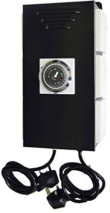 SunStream 6-Outlet Grow Light Controller System with Digital Timer, Complete 6-Outlet Solution for Ballast Indoor Plant Growth