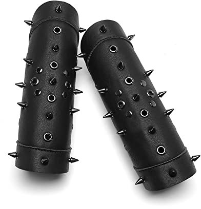 GRACEART Steampunk-Armstulpe aus Leder, verstellbar, Style-j, Einheitsgröße