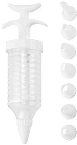 Keptfeet seringues à Dessert | Outils d'remplissage Cupcakes avec 7 Buses glaçage | Distributeur glaçage Cupcake Injecteur Remplissage avec 7 Buses glaçage, Kits Buses