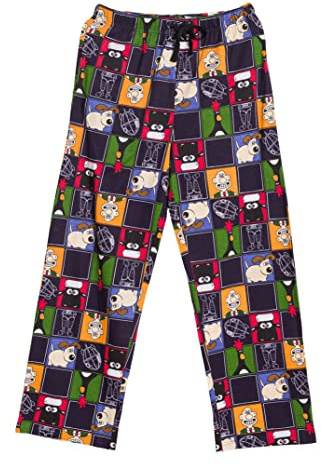 TruffleShuffle Wallace och Gromit Allover Print loungebyxor, Other/Mixed, L