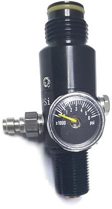 Aopkeo CO2 Compressed Air Tank Regulator Valve 5/8-18UNF or M18*1.5 Input 4500psi for Paintball Airsoft PCP (2200psi Ouput, 5/8-18UNF)