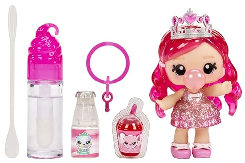 Yummiland Lipgloss Puppe - Bianca Bubblegum - Duftende Puppe mit DIY Lipgloss-Set - Geeignet für Kinder ab 4 Jahren