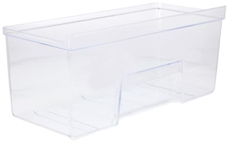 ensipart Gemüseschublade für Kühlschrank kompatibel mit Amica 1045397 transparente Schublade unten für Kühlschrank
