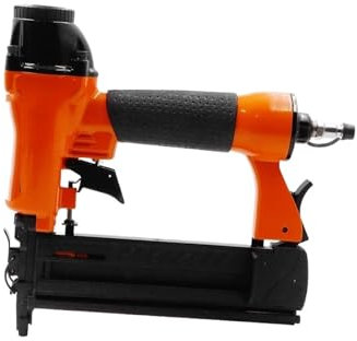 Pistolet à ongles pneumatique décoratif 2 en 1 sans huile - Agrafeuse pneumatique à air comprimé 18GA SF5040E - Cloueuse pour meubles et outils électriques
