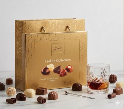 Coffret Cadeau Chocolat Belge 200g - Ballotin de Pralines Fines - Idéal pour Offrir