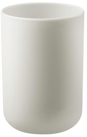 Lotsdonxia Bathroom Toothbrush Holder & Mouthwash Cup – – Reusable Lightweight Tumbler for Tooth Brushing, Rinsing, & Drinking Daily Use (White)