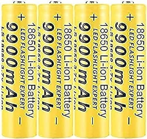 Baterías De Litio 3,7 V 9900 MAh 18650 Batería De Iones De Litio Batería De Botón Alto Linterna LED, Faro, Dispositivos Electrónicos