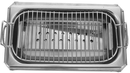 TOYANDONA Barbecue Inox Commercial Portable Simple Résistant Au Feu Pratique Et Facile à Transporter Pour Extérieur Et Camping