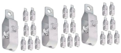 ABOOFAN 3 Sätze Kabelspanner Für Gewächshäuser Hängend Werkzeug Einstellbar Und Beschichtet Drahtspanner Drahtseilspanner Schwerer Spanner A3 Stahl Silver 8 Stück * 3