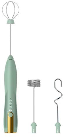 Fouet électrique, mousseur à lait rechargeable, mélangeur à boissons, double fouet rechargeable, portable réglable, vitesses USB-C 3