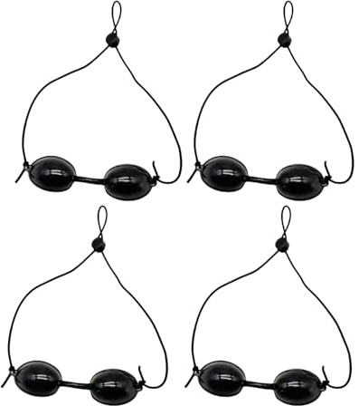 Gerhua 4 gafas protectoras para protección ocular de luz roja, gafas de bronceado de seguridad y parche duradero para los ojos, gafas de sol, protección Ey/e, gafas de bronceado para Su/nbeds, gafas