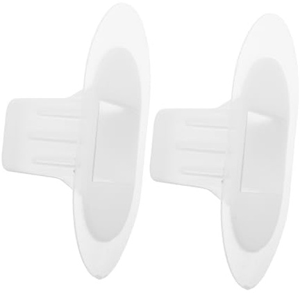 KOCKSHION 2pcs Drain Pipe Clip Pvc Water Pipe Fixing Bracket for Washing Machine Hose Clip Easy Installation Tiles Walls