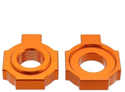Chaîne Ajusteur Curseurs De Tendeur De Chaîne De Moto pour 450 400 380 EXC(Orange)