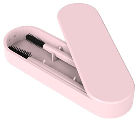 Gatuida Brosse à Cils Multifonctionnelle en Silicone Légère et Portable Boîte de Rangement, pour Maquillage Sourcils et Cils, Usage Quotidien en Salon ou Famille