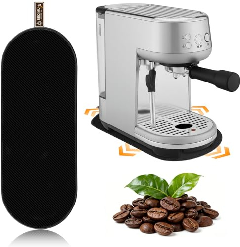 Tappetino scorrevole per macchina espresso Breville Bambino BES450, scorrevole liscio con base antiscivolo, con cinghia per appenderlo, facile da pulire, protegge il piano di lavoro della cucina
