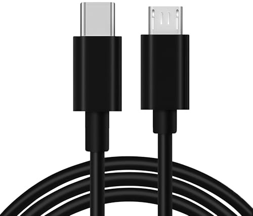 Musiin USB C to Micro USB Cable Compatible with MV7,MV5,MV51,MV88+(6.56 FT)