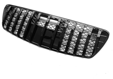 Frontkühlergrill Kühlergrill Vorne Für W211 Für E-Klasse E320 E500 E350 2003 2004 2005 Frontstoßstangengrill Grill Upgrade GT Style Grills(Black)