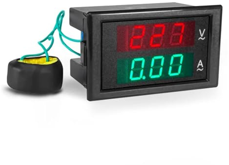 Voltímetro Digital de CA amperímetro 220V 380V 200A 100A DL85-2042 pantalla Dual medidor de voltaje amperímetro de alta precisión de medición(AC80-300V 0-99.9A)