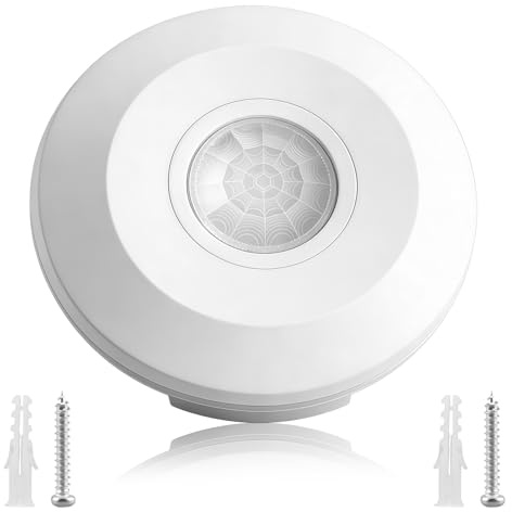 360° Infrared Motion Sensor Ceiling Indoor Surface Mount PIR Sensor Switch