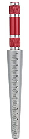 Calibro conico per fori, calibro conico in acciaio inox, strumento di misura ad alta precisione per diametri interni e fori con 4 gamme di dimensioni: 1-6,5/3-15/15-30 / (15-30 mm)