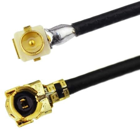 Superbat 2x 15cm Buchse zu Stecker RF Pigtail Kabel 1.13MM Low-Loss Verlängerungskabel | Für U.FL-Stecker, verlustarmes 1,13-mm-Verlängerungskabel