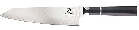Mercer Culinary Premium Grade Super Steel, 8-Inch Chef's Knife, Ebony Wood Handle