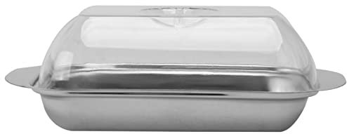 Mantequillera Cocina Mantequilla plato plato Placa de queso Placa Almacenamiento Mantequilla Almacenamiento Plato Alimento Contenedor Hogar Mantequilla Envase con tapa de vidrio Recipiente para Manteq