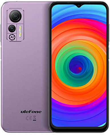 Ulefone Android 12 4G Mobile Phone Unlocked NOTE 14(64GB), 3-Card Slot, Quad Core 4GB+64GB, DUAL SIM-Free Smartphone, 6.52'' HD+ Screen, 8MP+13MP Camera, 4500mAh Battery, Face Unlock GPS Purple