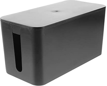 1 organiseur de prise en plastique, boîte de gestion de câbles, grande boîte de rangement de cordon, multiprises, boîte de cache-cordon, matériau ABS sûr for la maison, le dortoir, l'hôtel / 410 ( Col