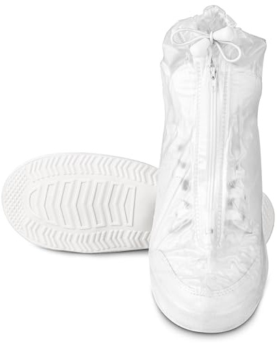 SULPO Cubre zapatos impermeable lluvia - Protección zapatos lluvia - Cubrezapatos - Cubrecalzado impermeable - reutilizable - Protección lluvia bicicleta waterproof shoe cover